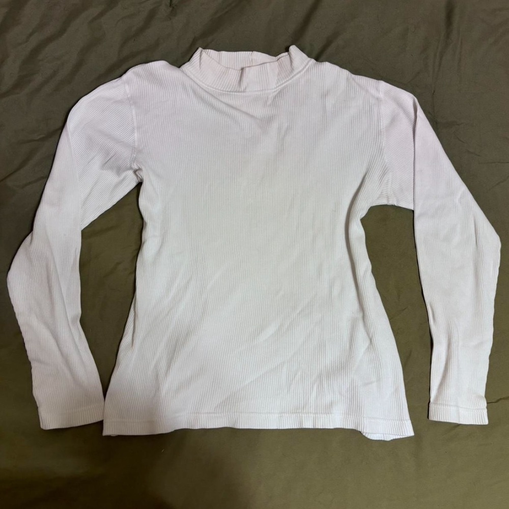 Van Heusen Women's Cream Long Sleeve Top